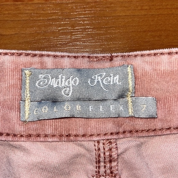 Indigo Rein junior girls Color Flex midrise skinny corduroy pants Size 7 - Picture 6 of 13
